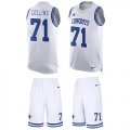 Wholesale Cheap Nike Cowboys #71 La'el Collins White Men's Stitched NFL Limited Tank Top Suit Jersey