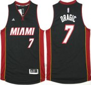 Wholesale Cheap Men's Miami Heat #7 Goran Dragic Revolution 30 Swingman 2014 New Black Jersey