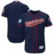 Wholesale Cheap Twins Blank Navy 2019 Spring Training Flex Base Stitched MLB Jersey