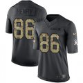 Wholesale Cheap Nike Chargers #86 Hunter Henry Black Men's Stitched NFL Limited 2016 Salute to Service Jersey