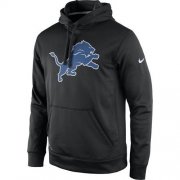 Wholesale Cheap Men's Detroit Lions Nike Black Practice Performance Pullover Hoodie