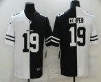 Wholesale Cheap Men's Dallas Cowboys #19 Amari Cooper White Black Peaceful Coexisting 2020 Vapor Untouchable Stitched NFL Nike Limited Jersey