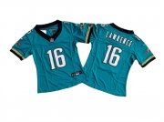 Cheap Women's Jacksonville Jaguars #16 Trevor Lawrence Teal 2024 F.U.S.E. Prowler Throwback Vapor Limited Football Stitched Jersey(Run Small)