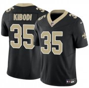 Cheap Men's New Orleans Saints #35 Jacob Kibodi Black F.U.S.E Vapor Limited Stitched Football Jersey