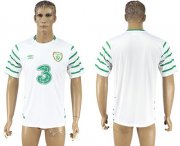 Wholesale Cheap Ireland Blank White Away Soccer Country Jersey