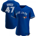 Cheap Men's Toronto Blue Jays #47 Addison Barger Blue Stitched MLB Cool Base Nike Jersey