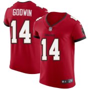 Wholesale Cheap Tampa Bay Buccaneers #14 Chris Godwin Men's Nike Red Vapor Elite Jersey