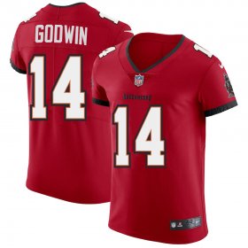 Wholesale Cheap Tampa Bay Buccaneers #14 Chris Godwin Men\'s Nike Red Vapor Elite Jersey