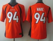 Wholesale Cheap Nike Broncos #94 DeMarcus Ware Orange Team Color Youth Stitched NFL New Elite Jersey