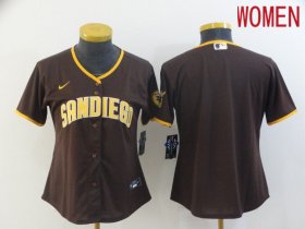 Wholesale Cheap Women San Diego Padres Blank brown Game 2021 Nike MLB Jersey