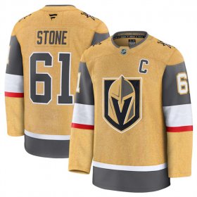 Men\'s Vegas Golden Knights #61 Mark Stone Gold 2024-25 Home Stitched Hockey Jersey