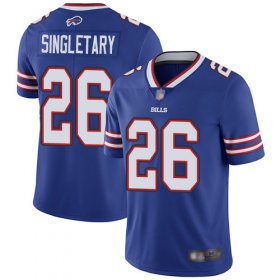 Wholesale Cheap Nike Bills #26 Devin Singletary Royal Blue Team Color Men\'s Stitched NFL Vapor Untouchable Limited Jersey