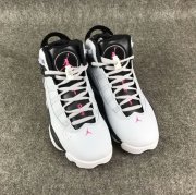 Wholesale Cheap Womens Air Jordan 6 Rings Shoes White/black-red