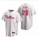 Wholesale Cheap Philadelphia Phillies #28 Alec Bohm White Home stitch Jersey