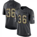 Wholesale Cheap Nike Ravens #36 Chuck Clark Black Men's Stitched NFL Limited 2016 Salute to Service Jersey