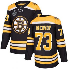 Wholesale Cheap Adidas Bruins #73 Charlie McAvoy Black Home Authentic Stanley Cup Final Bound Youth Stitched NHL Jersey