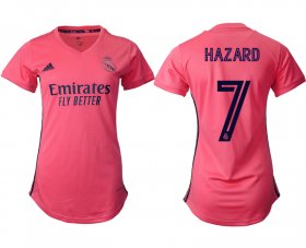 Wholesale Cheap 2021 Real Madrid away aaa version women 7 soccer jerseys