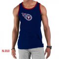 Wholesale Cheap Men's Nike NFL Tennessee Titans Sideline Legend Authentic Logo Tank Top Dark Blue