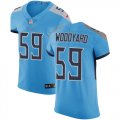 Wholesale Cheap Nike Titans #59 Wesley Woodyard Light Blue Alternate Men's Stitched NFL Vapor Untouchable Elite Jersey