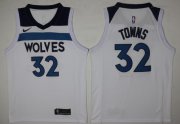 Wholesale Cheap Men's Minnesota Timberwolves #32 Karl-Anthony Towns New White 2017-2018 Nike Swingman Stitched NBA Jersey