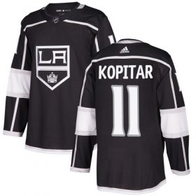 Wholesale Cheap Adidas Kings #11 Anze Kopitar Black Home Authentic Stitched NHL Jersey