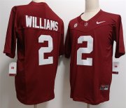 Men's Alabama Crimson Tide #2 Ryan Williams Red F.U.S.E Stitched Football Jersey