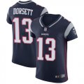 Wholesale Cheap Nike Patriots #13 Phillip Dorsett Navy Blue Team Color Men's Stitched NFL Vapor Untouchable Elite Jersey