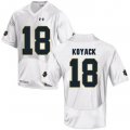 Wholesale Cheap Notre Dame Fighting Irish 18 Ben Koyack White College Football Jersey