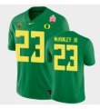 Wholesale Cheap Men Oregon Ducks Verone Mckinley Iii 2021 Fiesta Bowl Green Game Jersey 0A