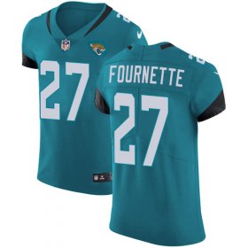 Wholesale Cheap Nike Jaguars #27 Leonard Fournette Teal Green Alternate Men\'s Stitched NFL Vapor Untouchable Elite Jersey