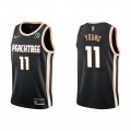 Wholesale Cheap Men's Atlanta Hawks #11 Trae Young 2019-20 City Black Jersey