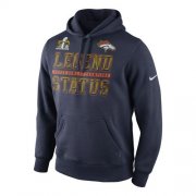 Wholesale Cheap Denver Broncos Nike Super Bowl 50 Champions Parade Hoodie Navy