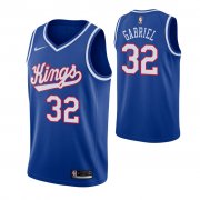 Wholesale Cheap Men's Sacramento Kings #32 Wenyen Gabriel Blue 2019-20 Hardwood Classics Jersey