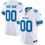 Cheap Men's Detroit Lions Active Player Custom White 2024 F.U.S.E. Vapor Limited Football Stitched Jersey