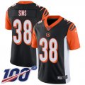 Wholesale Cheap Nike Bengals #38 LeShaun Sims Black Team Color Men's Stitched NFL 100th Season Vapor Untouchable Limited Jersey