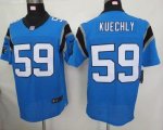 Wholesale Cheap Nike Panthers #59 Luke Kuechly Blue Alternate Men's Stitched NFL Elite Jersey