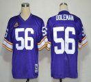 Wholesale Cheap Mitchell And Ness Hall of Fame 2012 Vikings #56 Chris Doleman Purple Stitched Throwback NFL Jersey