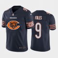 Wholesale Cheap Chicago Bears #9 Nick Foles Navy Blue Men's Nike Big Team Logo Vapor Limited NFL Jersey