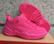 Wholesale Cheap Womens Jordan 12 Retro Shoes All Pink