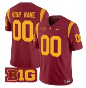 Cheap Men's USC Trojans ACTIVE PLAYER Custom Red 2024 F.U.S.E. Vapor Limited Stitched Jersey