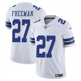 Cheap Men\'s Dallas Cowboys #27 Royce Freeman White Vapor Untouchable Limited Football Stitched Jersey