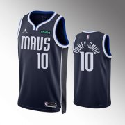 Wholesale Cheap Men's Dallas Mavericks #10 Dorian Finney-Smith Navy Statement Edition Stitched Basketball Jersey