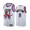 Wholesale Cheap Nike Raptors #9 Serge Ibaka White 2019-20 Hardwood Classic Edition Stitched NBA Jersey