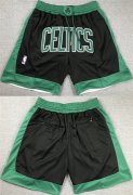 Men's Boston Celtics Black Shorts (Run Small)