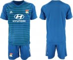 Wholesale Cheap Lyon Blank Blue Goalkeeper Soccer Club Jersey