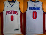 Wholesale Cheap Men's Detroit Pistons #0 Andre Drummond Revolution 30 Swingman New White Jersey