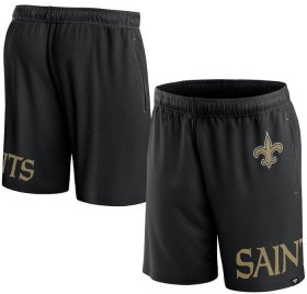 Cheap Men\'s New Orleans Saints Black Shorts