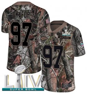 Wholesale Cheap Nike Chiefs #97 Alex Okafor Camo Super Bowl LIV 2020 Men\'s Stitched NFL Limited Rush Realtree Jersey