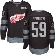 Wholesale Cheap Adidas Red Wings #59 Tyler Bertuzzi Black 1917-2017 100th Anniversary Stitched NHL Jersey