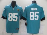 Wholesale Cheap Men Jacksonville Jaguars 85 Tebow Green Nike Vapor Untouchable Limited 2021 NFL Jersey